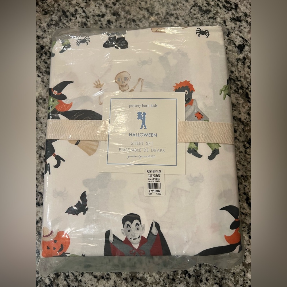 Pottery Barn Kids Halloween Sheet Set
